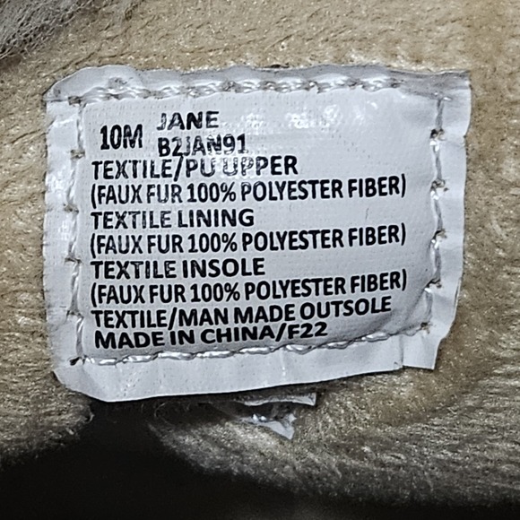 JBU by Jambu Black Herringbone Jane Faux Fur Lined Boot Bootie Womens 10M - Picture 8 of 13